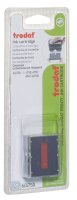 trodat Ersatzstempelkissen 6/4750/2 blau/rot 4,1 x 2,4...