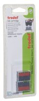 trodat Ersatzstempelkissen 6/4850 blau/rot 2,5 x 0,5 cm,...