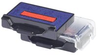 trodat Ersatzstempelkissen 6/50/2 blau/rot 4,1 x 2,4 cm, 2 St.