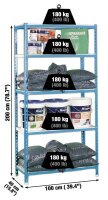 Simonrack Schwerlastregal KIT SIMONCLICK PLUS 5/400...
