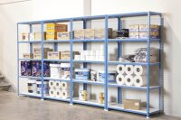 Simonrack Schwerlastregal KIT SIMONCLICK PLUS 5/400 442100024201045 blau, weiß 100,0 x 40,0 x 200,0 cm