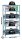 Simonrack Schwerlastregal KIT SIMONCLICK PLUS 5/400 442100024201045 blau, weiß 100,0 x 40,0 x 200,0 cm