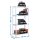 Simonrack Schwerlastregal KIT HOMECLASSIC MINI 4/300 202100204168034 weiß 80,0 x 30,0 x 160,0 cm