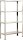 Simonrack Schwerlastregal KIT HOMECLASSIC MINI 4/300 202100204168034 weiß 80,0 x 30,0 x 160,0 cm