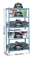 Simonrack Schwerlastregal KIT SIMONCLICK 5/400...