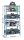 Simonrack Schwerlastregal KIT SIMONCLICK 5/400 442100024189045 blau, weiß 90,0 x 40,0 x 180,0 cm