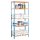 Simonrack Schwerlastregal KIT MADERCLICK PLUS 5/400 458100025201045 orange, blau 100,0 x 40,0 x 200,0 cm