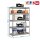 Simonrack Schwerlastregal KIT BRICOFORTE 1204-5 CHIPBOARD 778100040201245 verzinkt 120,0 x 45,0 x 200,0 cm