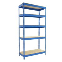Simonrack Schwerlastregal KIT BRICOFORTE 1204-5 CHIPBOARD 448100040201245 blau 120,0 x 45,0 x 200,0 cm