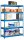 Simonrack Schwerlastregal KIT BRICOFORTE 1204-5 CHIPBOARD 448100040201245 blau 120,0 x 45,0 x 200,0 cm