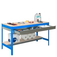 Simonrack Werkbank KIT SIMONWORK BT0 BOX 1200 blau 1 Schublade 120,0 x 76,0 x 84,2 cm
