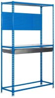 Simonrack Werkbank KIT SIMONRACING BOX PLUS 3/400 blau, verzinkt 1 Schublade 100  ( 447109233201043 )