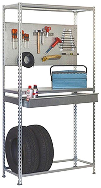 Simonrack Werkbank KIT SIMONRACING BOX PLUS 3/400 verzinkt 1 Schublade 100,0 x 4  ( 777109233201043 )
