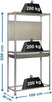 Simonrack Werkbank KIT SIMONRACING BOX PLUS 3/400 verzinkt 1 Schublade 100,0 x 4  ( 777109233201043 )