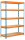 Simonrack Schwerlastregal KIT BRICOFORTE 1006-5 CHIPBOARD 458100040201065 orange, blau 100,0 x 60,0 x 200,0 cm