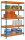Simonrack Schwerlastregal KIT BRICOFORTE 1006-5 CHIPBOARD 458100040201065 orange, blau 100,0 x 60,0 x 200,0 cm