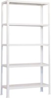 Simonrack Schwerlastregal KIT HOMECLICK MINI 5/300 222100205188035 weiß 80,0 x 30,0 x 180,0 cm