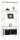 Simonrack Schwerlastregal KIT HOMECLICK MINI 5/300 222100205188035 weiß 80,0 x 30,0 x 180,0 cm