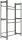 Simonrack Getränkekistenregal KIT SIMONBOTTLE 3 GRIS 330100024188033 grau 80,0 x 30,0 x 180,0 cm
