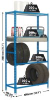 Simonrack Reifenregal SIMONGARAGE BOX PLUS 4/400...