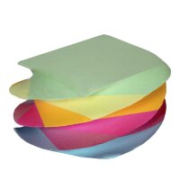 M&M Notizzettel geleimt bunt 8,6 x 8,6 cm, 600 Blatt,...
