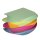 M&M Notizzettel geleimt bunt 8,6 x 8,6 cm, 600 Blatt, 1 Block