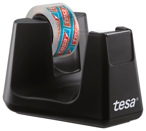 tesa Tischabroller Easy Cut® Smart schwarz
