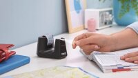 tesa Tischabroller Easy Cut® Smart schwarz