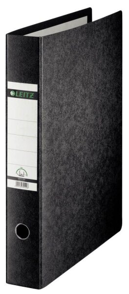 LEITZ 1072 Ordner schwarz marmoriert Karton 7,8 cm DIN A3 hoch, 1 St.