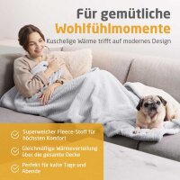 medisana HB 416 Heizdecke hellgrau 120 W
