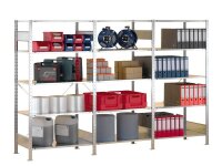 SCHULTE Schwerlastregal 12760-130 silber 130,0 x 60,0 x 200,0 cm