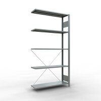 SCHULTE Anbau-Schwerlastregal 12745-130 silber 130,0 x 40,0 x 200,0 cm
