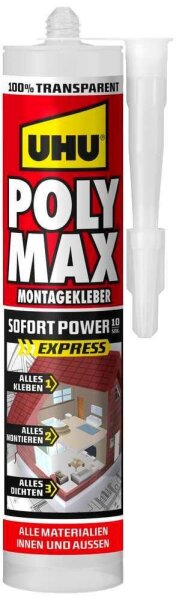 UHU POLY MAX Montagekleber 300,0 g, 1 St.