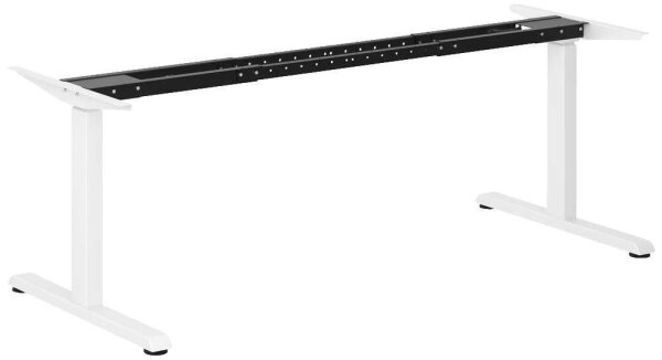 actiforce STEELFORCE 1050 elektrisch höhenverstellbares Schreibtischgestell weiß ohne Tischplatte, T-Fuß-Gestell weiß 115,0 - 175,0 x 75,0 cm