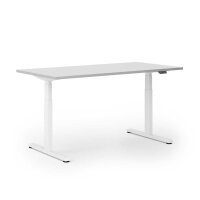 actiforce STEELFORCE 1050 elektrisch höhenverstellbares Schreibtischgestell weiß ohne Tischplatte, T-Fuß-Gestell weiß 115,0 - 175,0 x 75,0 cm