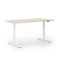 actiforce STEELFORCE 1050 elektrisch höhenverstellbares Schreibtischgestell weiß ohne Tischplatte, T-Fuß-Gestell weiß 115,0 - 175,0 x 75,0 cm