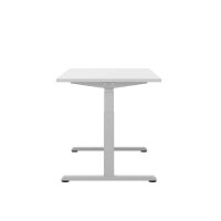 actiforce STEELFORCE 1050 elektrisch höhenverstellbares Schreibtischgestell silber ohne Tischplatte, T-Fuß-Gestell silber 115,0 - 175,0 x 75,0 cm