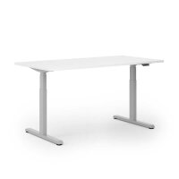 actiforce STEELFORCE 1050 elektrisch höhenverstellbares Schreibtischgestell silber ohne Tischplatte, T-Fuß-Gestell silber 115,0 - 175,0 x 75,0 cm
