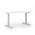 actiforce STEELFORCE 1050 elektrisch höhenverstellbares Schreibtischgestell silber ohne Tischplatte, T-Fuß-Gestell silber 115,0 - 175,0 x 75,0 cm