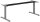 actiforce STEELFORCE 1050 elektrisch höhenverstellbares Schreibtischgestell anthrazit ohne Tischplatte, T-Fuß-Gestell anthrazit 115,0 - 175,0 x 75,0 cm