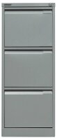 BISLEY Hängeregistraturschrank silber 3 Schubladen 41,3 x 62,2 x 101,6 cm, 1 St.