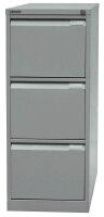BISLEY Hängeregistraturschrank silber 3 Schubladen 41,3 x 62,2 x 101,6 cm, 1 St.