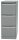 BISLEY Hängeregistraturschrank silber 3 Schubladen 41,3 x 62,2 x 101,6 cm, 1 St.