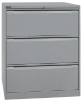 BISLEY Hängeregistraturschrank silber 3 Schubladen...
