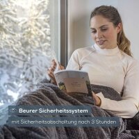beurer HD 65 Heizdecke dunkelgrau 110 W