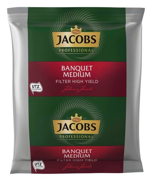 JACOBS BANQUET MEDIUM Kaffee, gemahlen, Arabica- und Robustabohnen 80 x 60,0 g