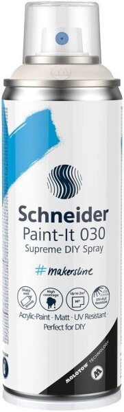Schneider Paint-It 030 Supreme DIY Acrylspray Sprühfarbe grau, 1 St.