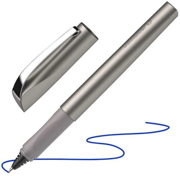Schneider Ceod Shiny Tintenroller graphit-metallic 0,5 mm, Schreibfarbe: blau, 1 St.