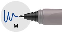 Schneider Ceod Shiny Tintenroller graphit-metallic 0,5 mm, Schreibfarbe: blau, 1 St.