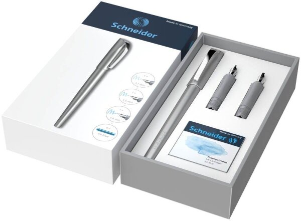 Schneider Schreibset Callissima Geschenkset grau